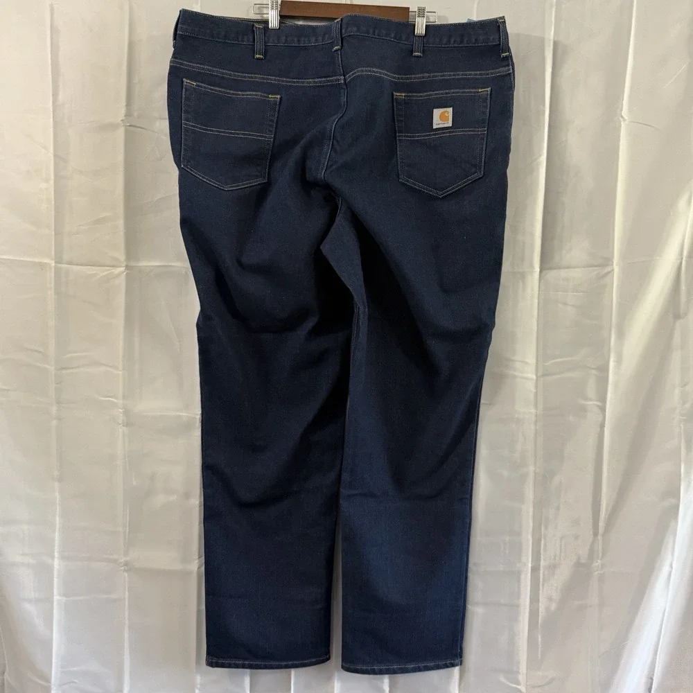 Carhartt Denim Modern Fit Work Jean Mens 46X32‎ Fits 48x33.5 Dark Wash